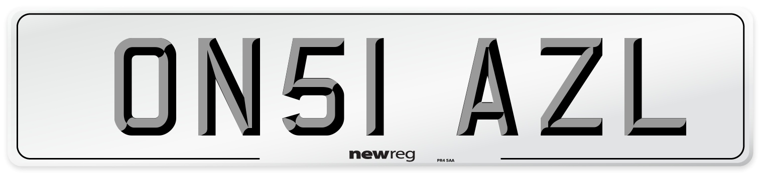 ON51 AZL Number Plate from New Reg